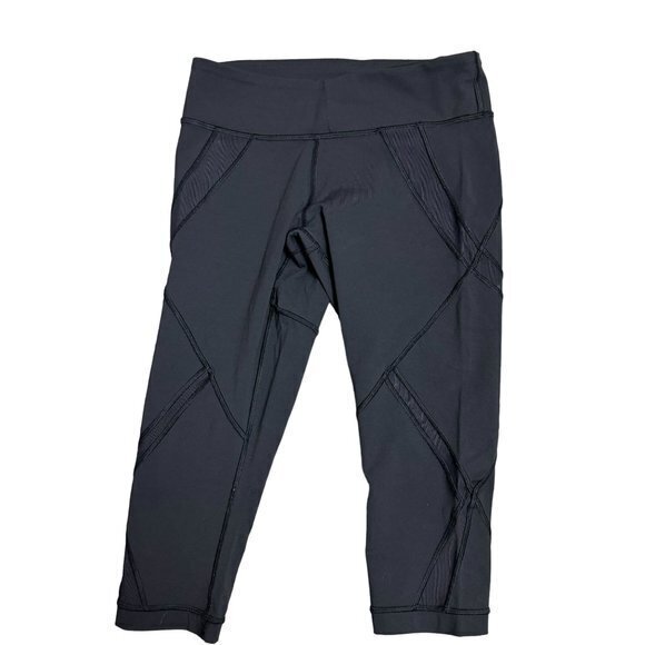 Lululemon Womens Size 4 Black‎ Casual Workout Capri Leggings - Picture 6 of 6